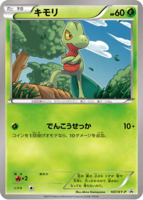 Arcko 107/XY-P — XY-P Promotional — Carte Pokémon Japonaise