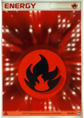 Énergie Feu 104/108 — World Champions Pack — Carte Pokémon Japonaise