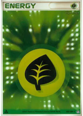 Énergie Plante 103/108 — World Champions Pack — Carte Pokémon Japonais