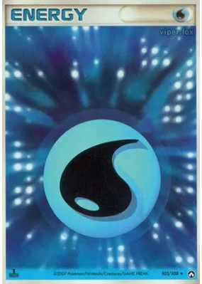 Énergie Eau 105/108 — World Champions Pack — Carte Pokémon Japonaise