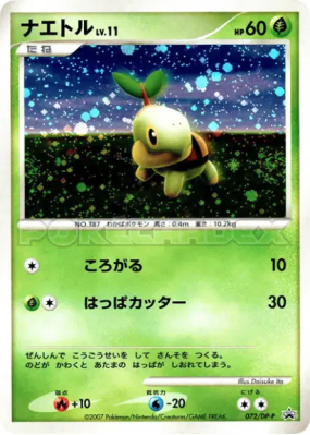 Tortipouss 072/DP-P — DP-P Promotional — Carte Pokémon Japonaise