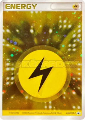 Énergie Electrique 058/PCG-P — PCG-P Promotional — Carte Pokémon Japon