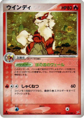 Arcanin 014/080 — Magma VS Aqua: Two Ambitions — Carte Pokémon Japonai