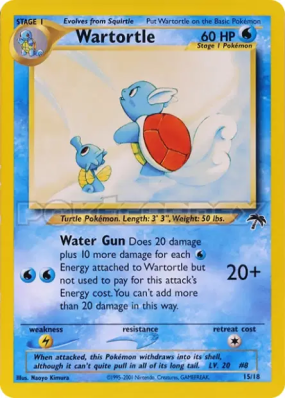 Carabaffe 15/18 — Southern Islands — Carte Pokémon Japonaise