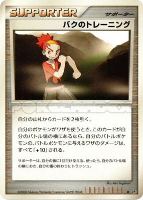 L'entraînement de Cornil — — Cry from the Mysterious — Carte Pokémon J