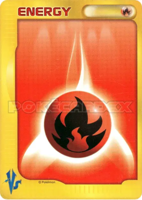 Énergie Feu (VS 2001) — — Pokémon VS — Carte Pokémon Japonaise