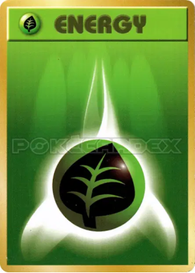 Énergie Plante (1996) — — Energies — Carte Pokémon Japonaise