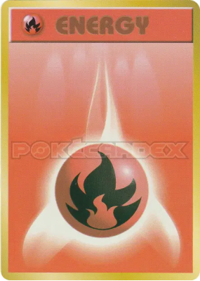 Énergie Feu (1996) — — Energies — Carte Pokémon Japonaise