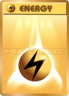 Énergie Electrique (1996) — — Energies — Carte Pokémon Japonaise