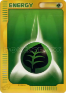 Énergie Plante (e-Serie 2001) — — Energies — Carte Pokémon Japonaise