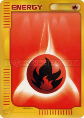 Énergie Feu (e-Serie 2001) — — Energies — Carte Pokémon Japonaise