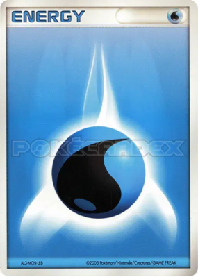 Énergie Eau (ADV 2003) — — Energies — Carte Pokémon Japonaise
