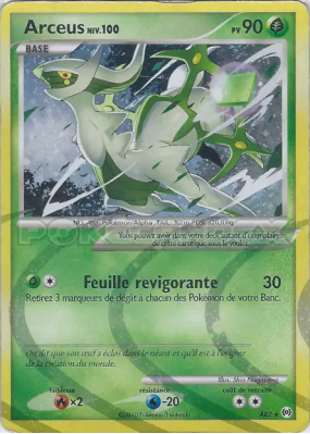 Carte Pokémon Arceus AR2 Secrète Platinum Arceus