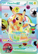 Carte Pokémon Pikachu ex 107 Promo ME