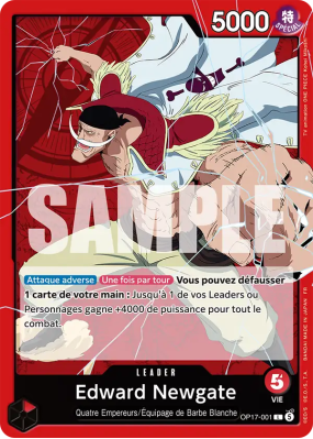 Carte One Piece Edward Newgate OP17-001 L