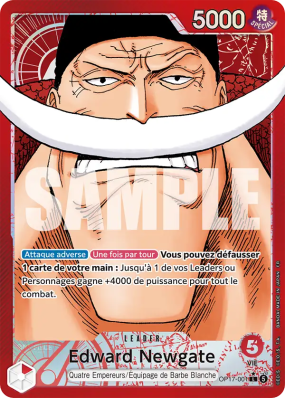 Carte One Piece Edward Newgate OP17-001 L ALT ART