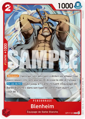 Carte One Piece Blenheim OP17-012 C