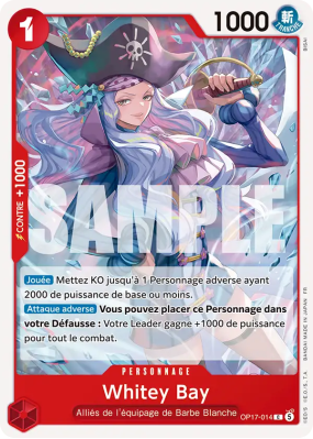 Carte One Piece Whitey Bay OP17-014 C