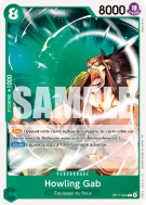 Carte One Piece Howling Gab OP17-024 C