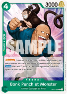 Carte One Piece Bonk Punch et Monster OP17-028 C
