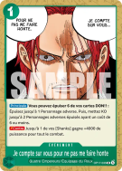 Carte One Piece Je compte sur vous pour ne pas me faire honte OP17-036 UC