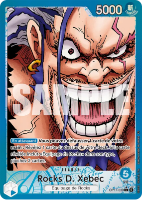 Carte One Piece Rocks D. Xebec OP17-039 L ALT ART