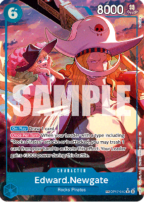 Carte One Piece Edward Newgate OP17-040 TR