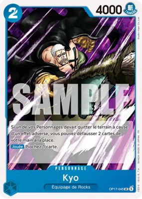 Carte One Piece Kyo OP17-045 UC