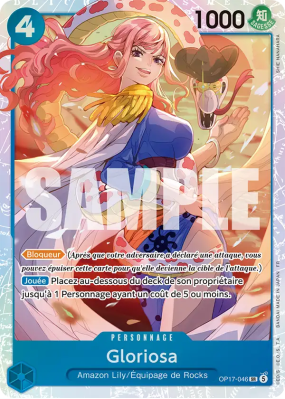 Carte One Piece Gloriosa OP17-046 SR