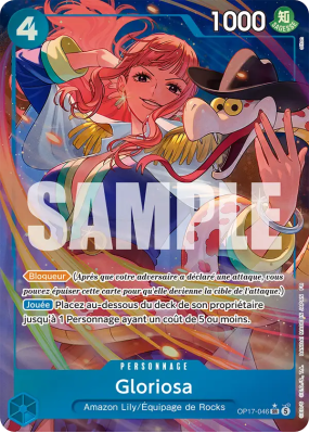 Carte One Piece Gloriosa OP17-046 SR ALT ART