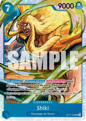 Carte One Piece Shiki OP17-048 SR