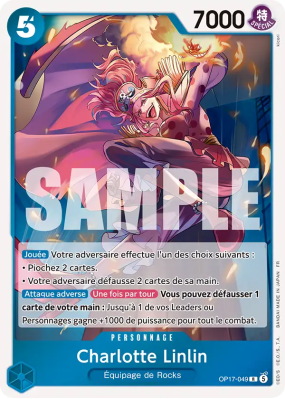 Carte One Piece Charlotte Linlin OP17-049 R