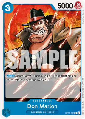 Carte One Piece Don Marlon OP17-052 C