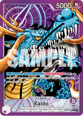 Carte One Piece Kaido OP17-058 L ALT ART