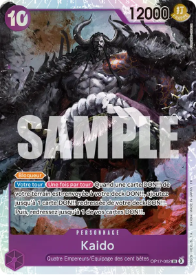 Carte One Piece Kaido OP17-062 SR