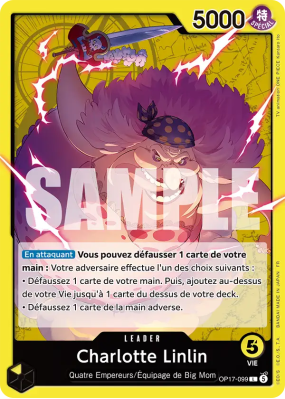Carte One Piece Charlotte Linlin OP17-099 L