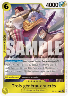 Carte One Piece Trois généraux sucrés OP17-114 R