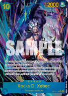 Carte One Piece Rocks D. Xebec OP17-118 SEC ALT ART