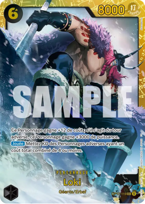 Carte One Piece Loki OP17-119 SEC
