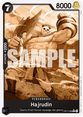 Carte One Piece Hajrudin OP17-088 C ALT ART