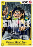 Carte One Piece Capone "Gang" Bege OP17-100 C