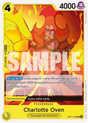 Carte One Piece Charlotte Oven OP17-102 UC