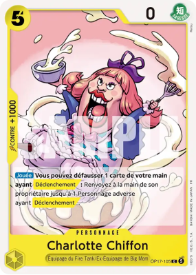 Carte One Piece Charlotte Chiffon OP17-105 C