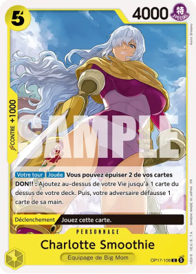 Carte One Piece Charlotte Smoothie OP17-106 C