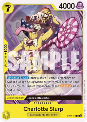 Carte One Piece Charlotte Slurp OP17-110 C