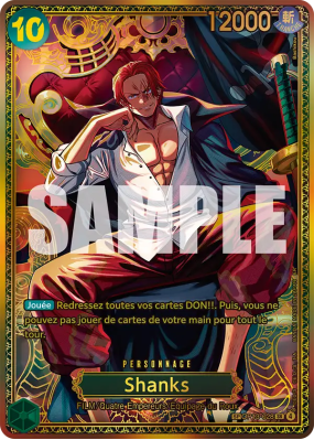 Carte One Piece Shanks OP13-028 SP CARD