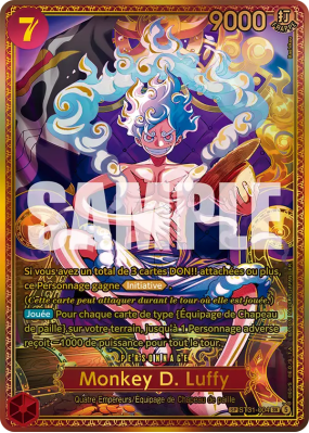 Carte One Piece Monkey D. Luffy ST31-004 SP CARD