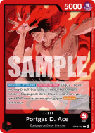 Carte One Piece Portgas D. Ace OP16-001 L