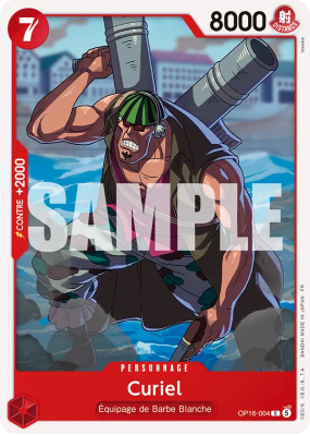 Carte One Piece Curiel OP16-004 C
