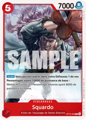 Carte One Piece Squardo OP16-008 C